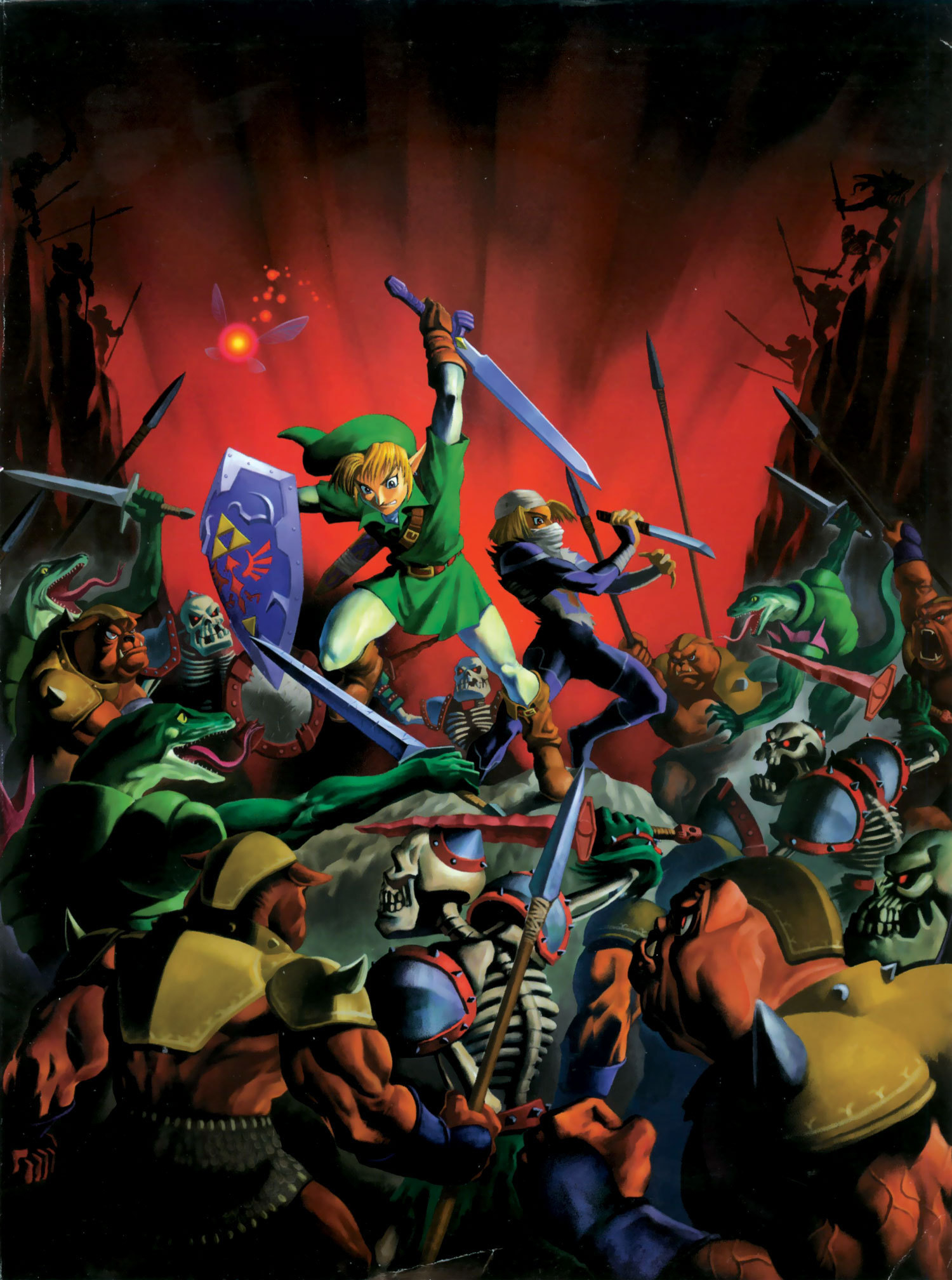 1500x2016 Ocarina of Time official arts scenes Zelda's Palace