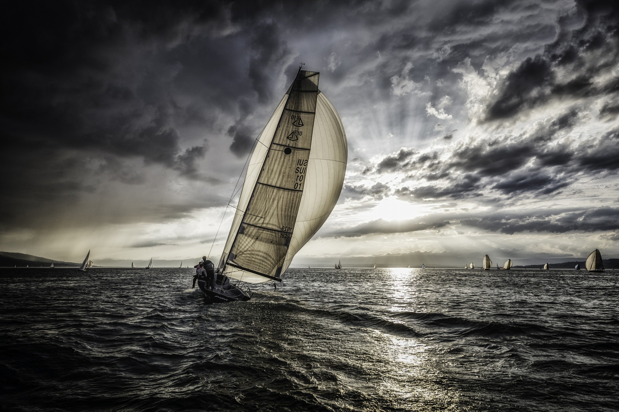 2500x1663 sea, Water, Sports, Sailing Wallpapers HD / Desktop and Mobile Backgrounds