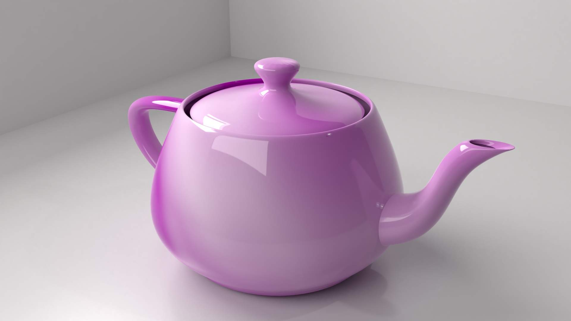1920x1080 Gradient Teapot 3D Model by faraharis