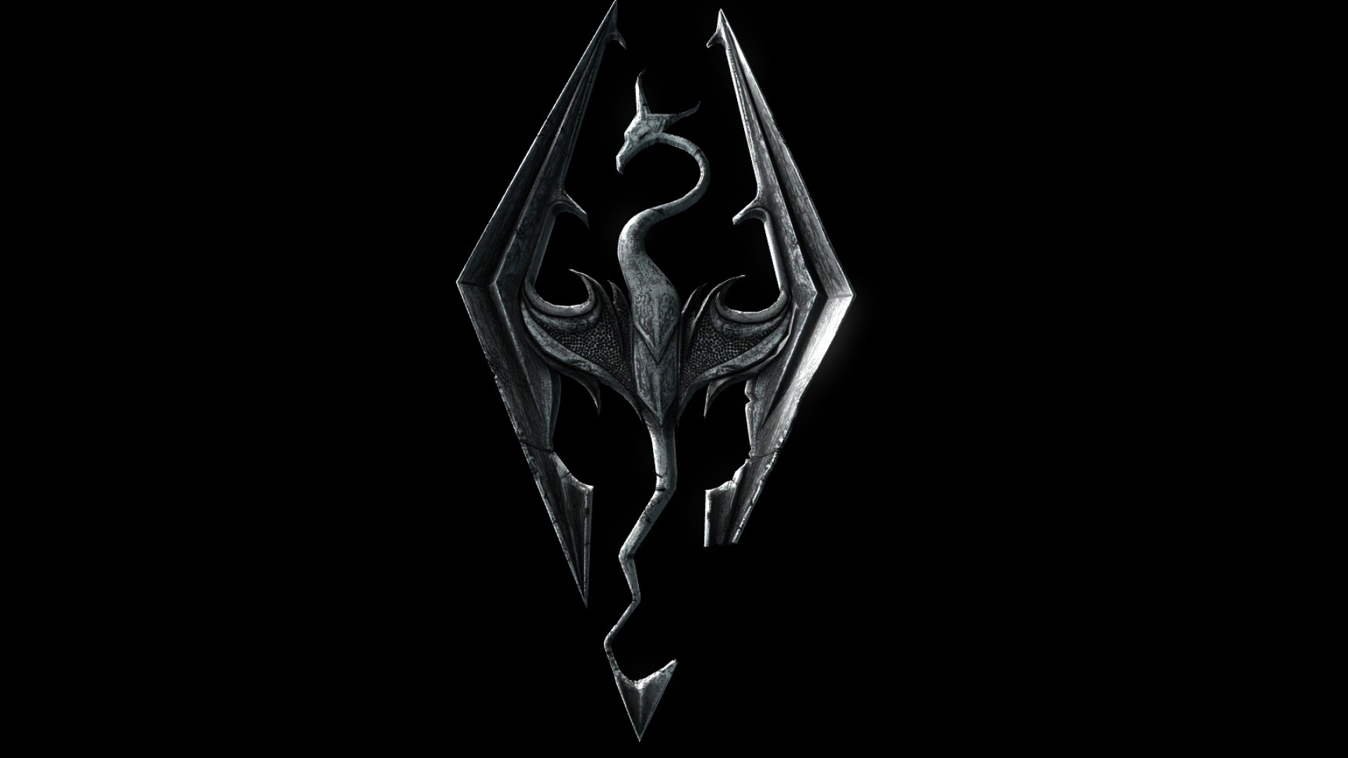 1920x1080 Skyrim Logo Wallpaper posted by Zoey Simps