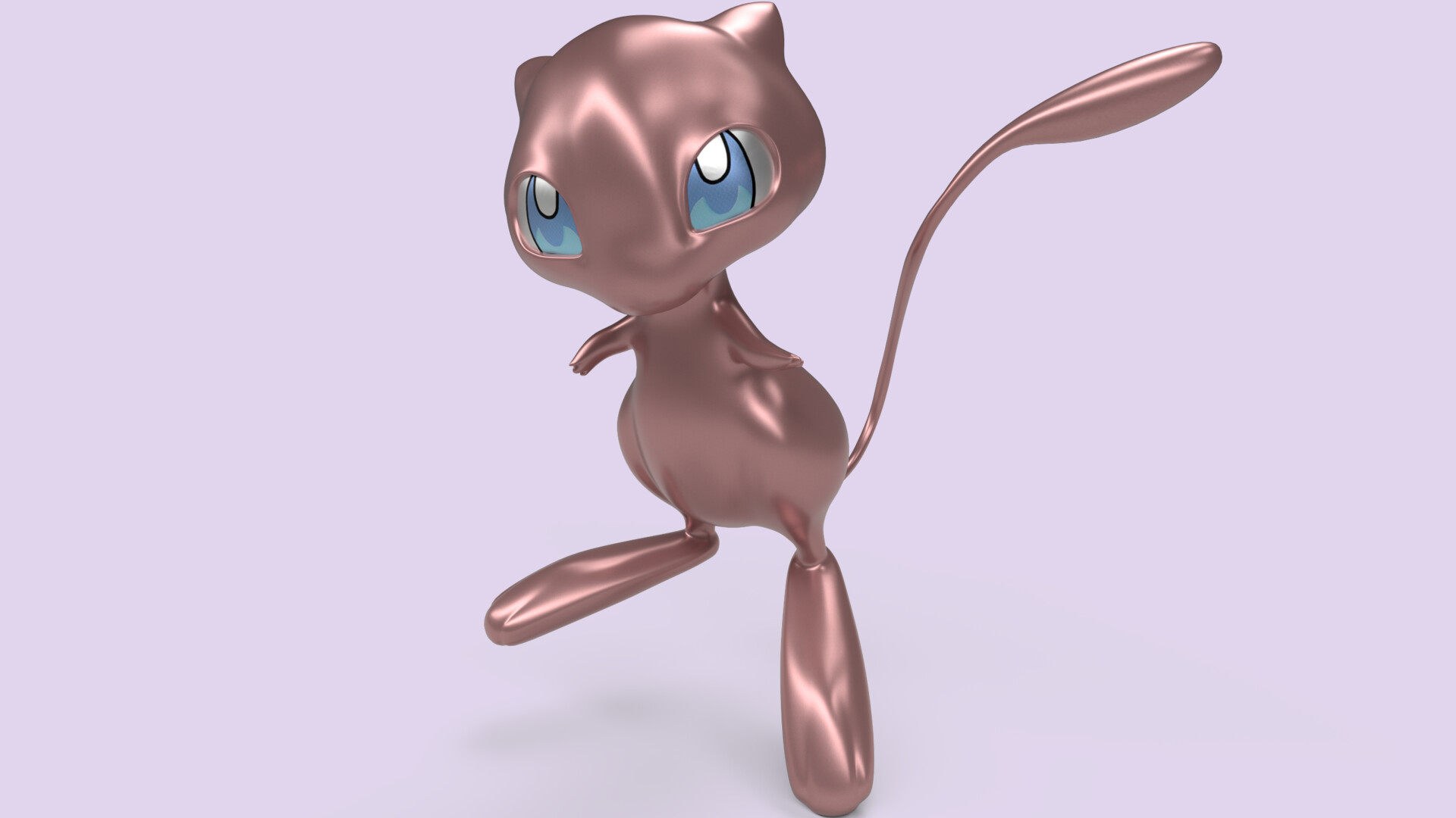 1920x1080 ArtStation 3D Pokemon Mew