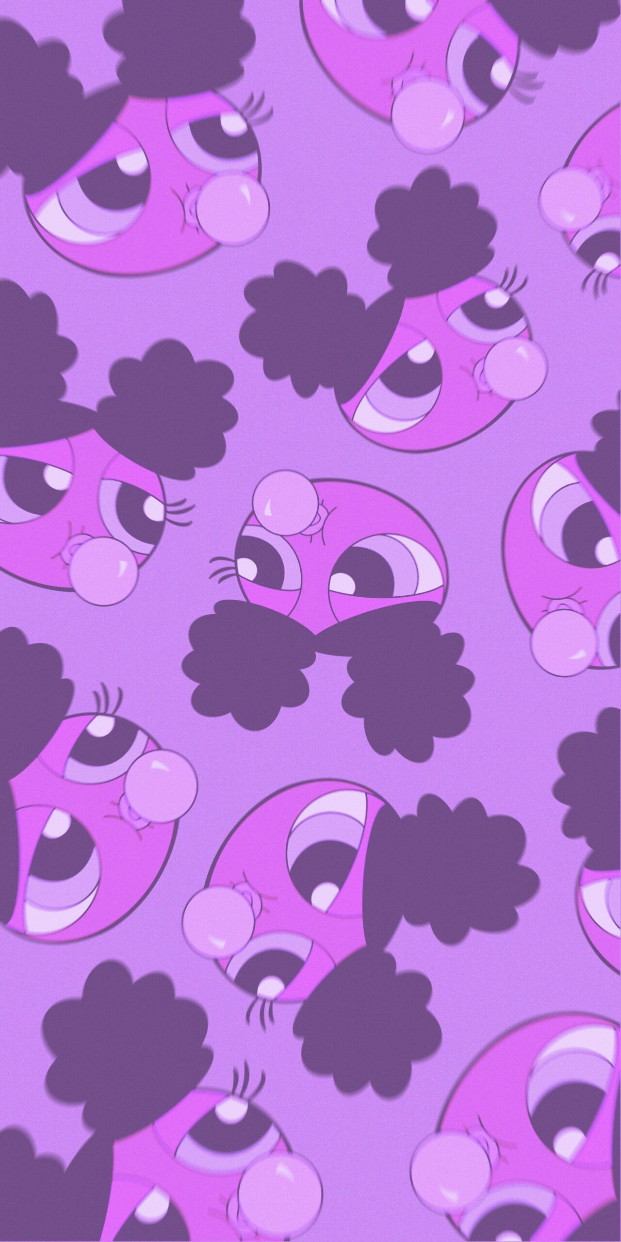 1280x2560 Powerpuff Girls Bubblegum Purple Wallpapers