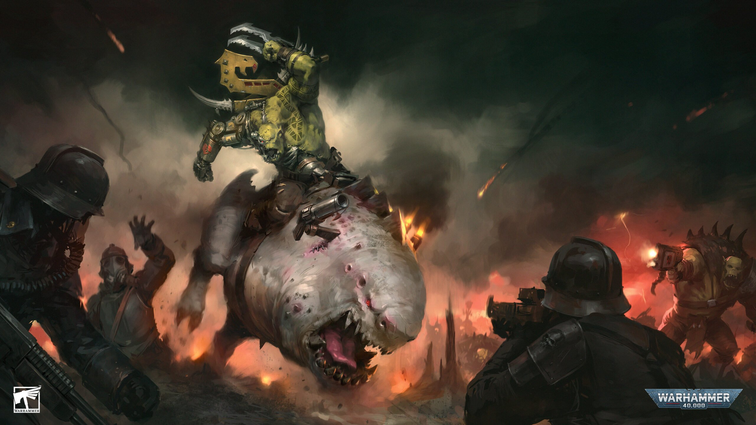 2560x1440 Download These Ded Snazzy Wallpapers From Codex: Orks For Free Warhammer Community