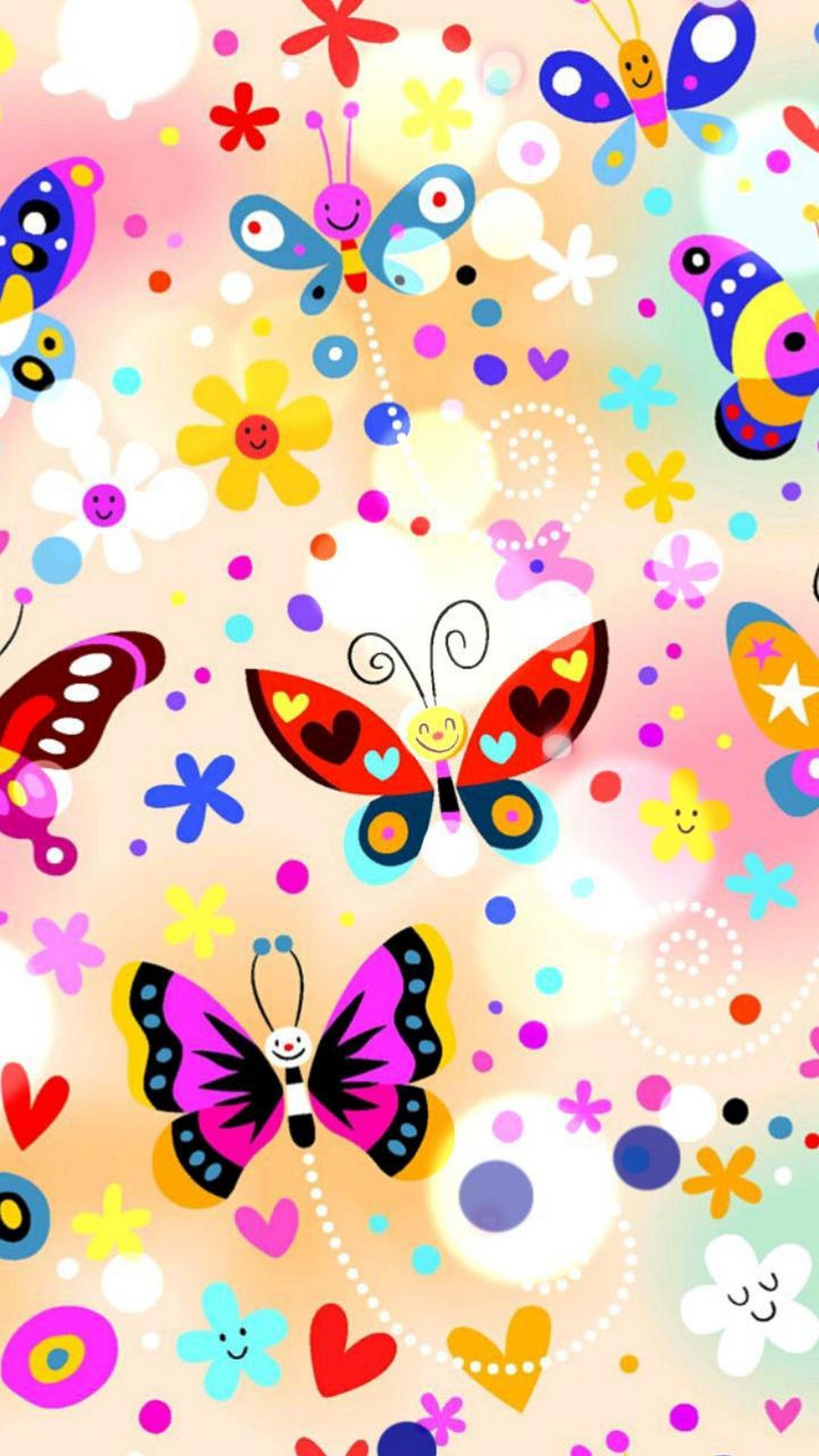 1080x1920 3d iPhone Wallpaper &acirc;&#128;&#148; iPhone X Wallpaper Pink Butterfly
