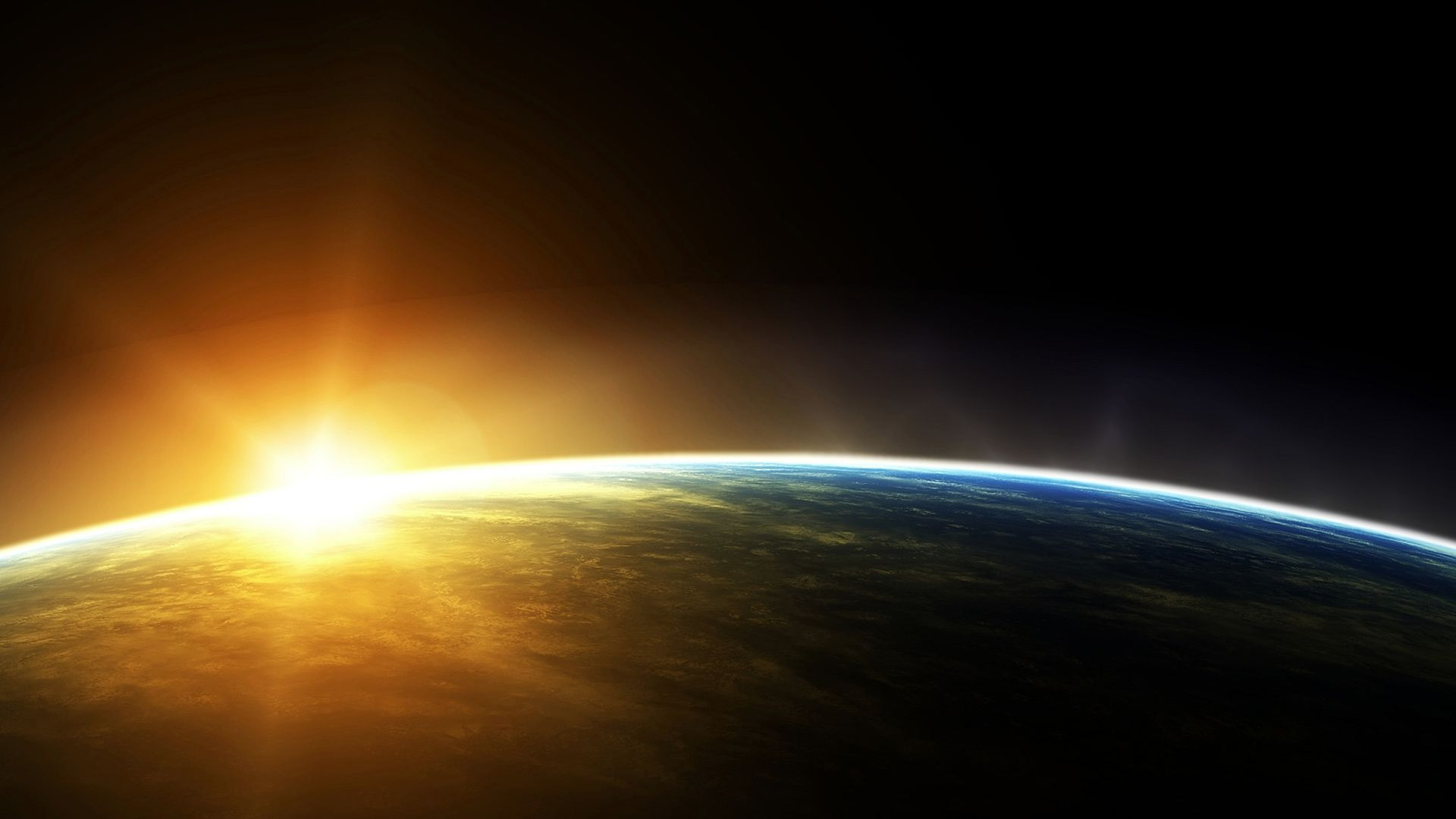 1920x1080 Earth And Sun Wallpapers