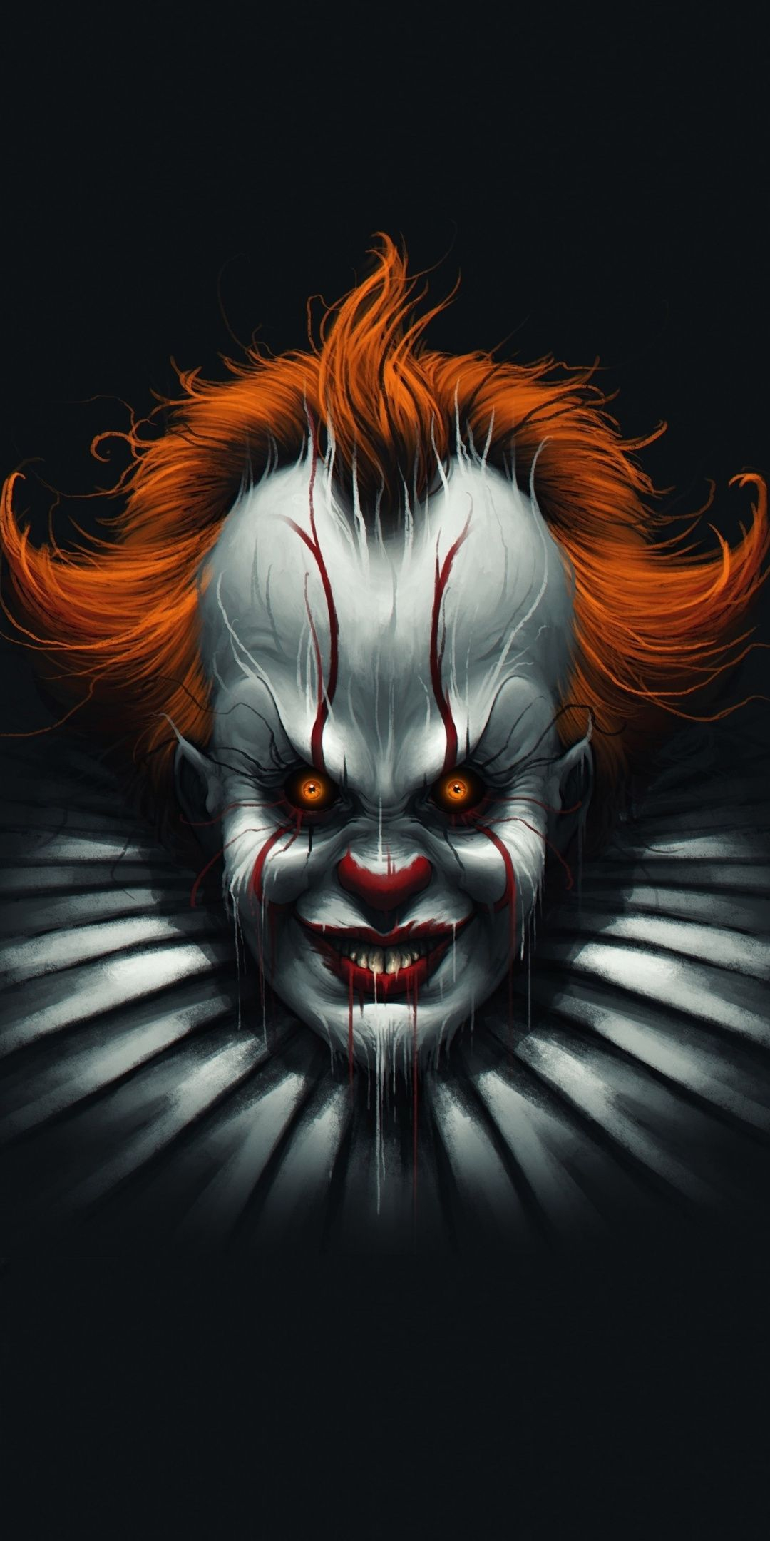 1080x2160 Clown, face, creepy, minimal, wallpaper | Halloween wallpaper backgrounds, Creepy images, Stunning wallpapers