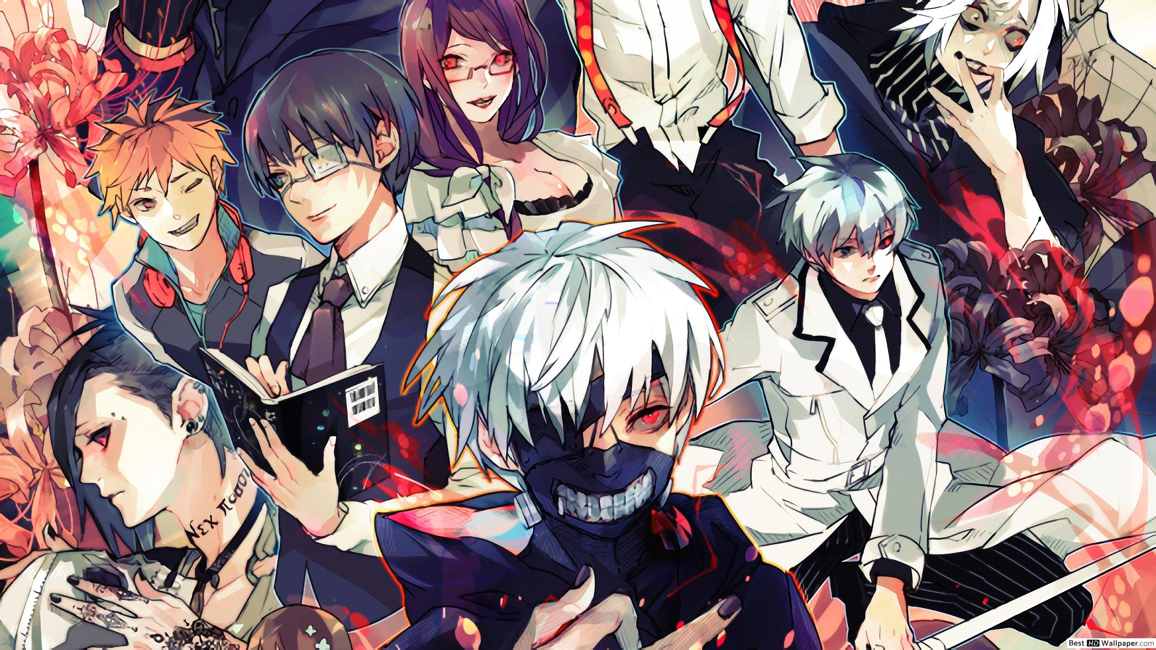 3840x2160 Tokyo Ghoul Characters Wallpapers
