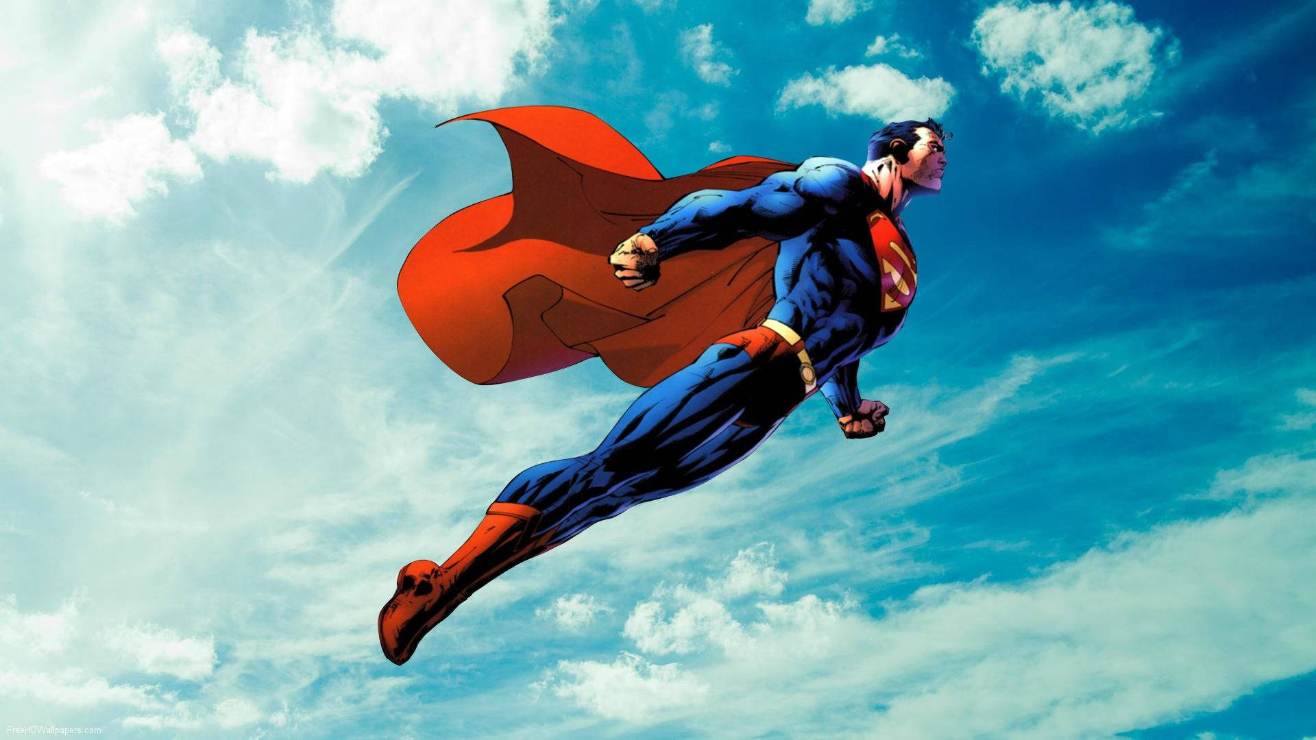 1920x1080 Download Oc] Superman Wallpaper I Made With Realistic Background Wallpaper