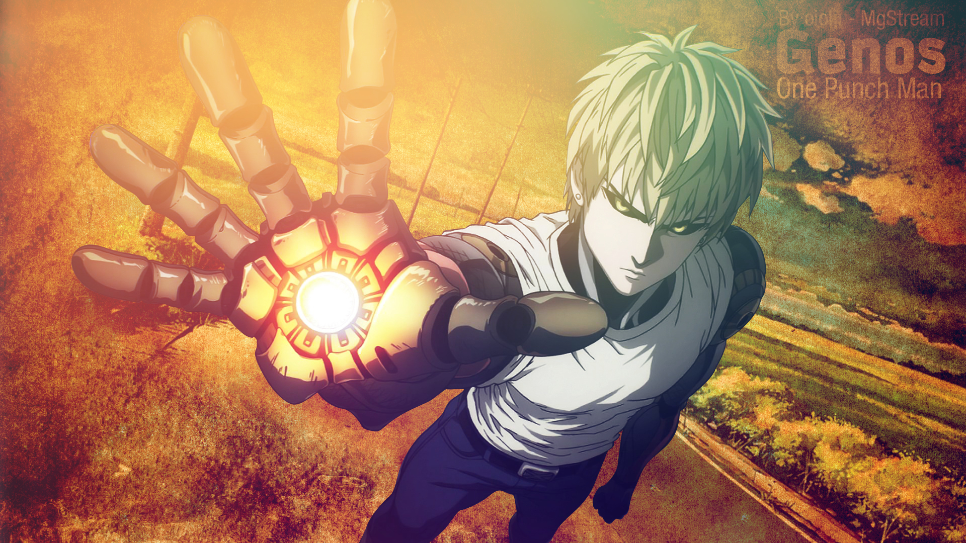 1920x1080 Anime One-Punch Man Genos (One-Punch Man) Wallpaper | One punch man, One punch, Anime one