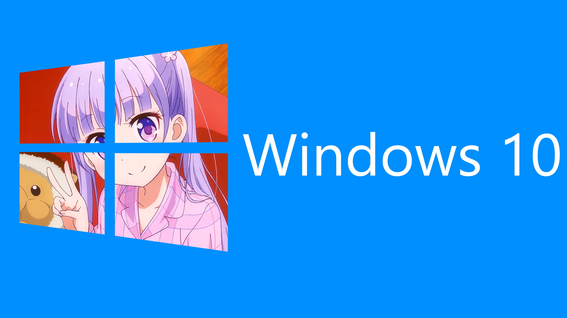 1920x1080 Windows 10 logo illustration, anime, anime girls, Windows 10, os-tan HD wallpaper