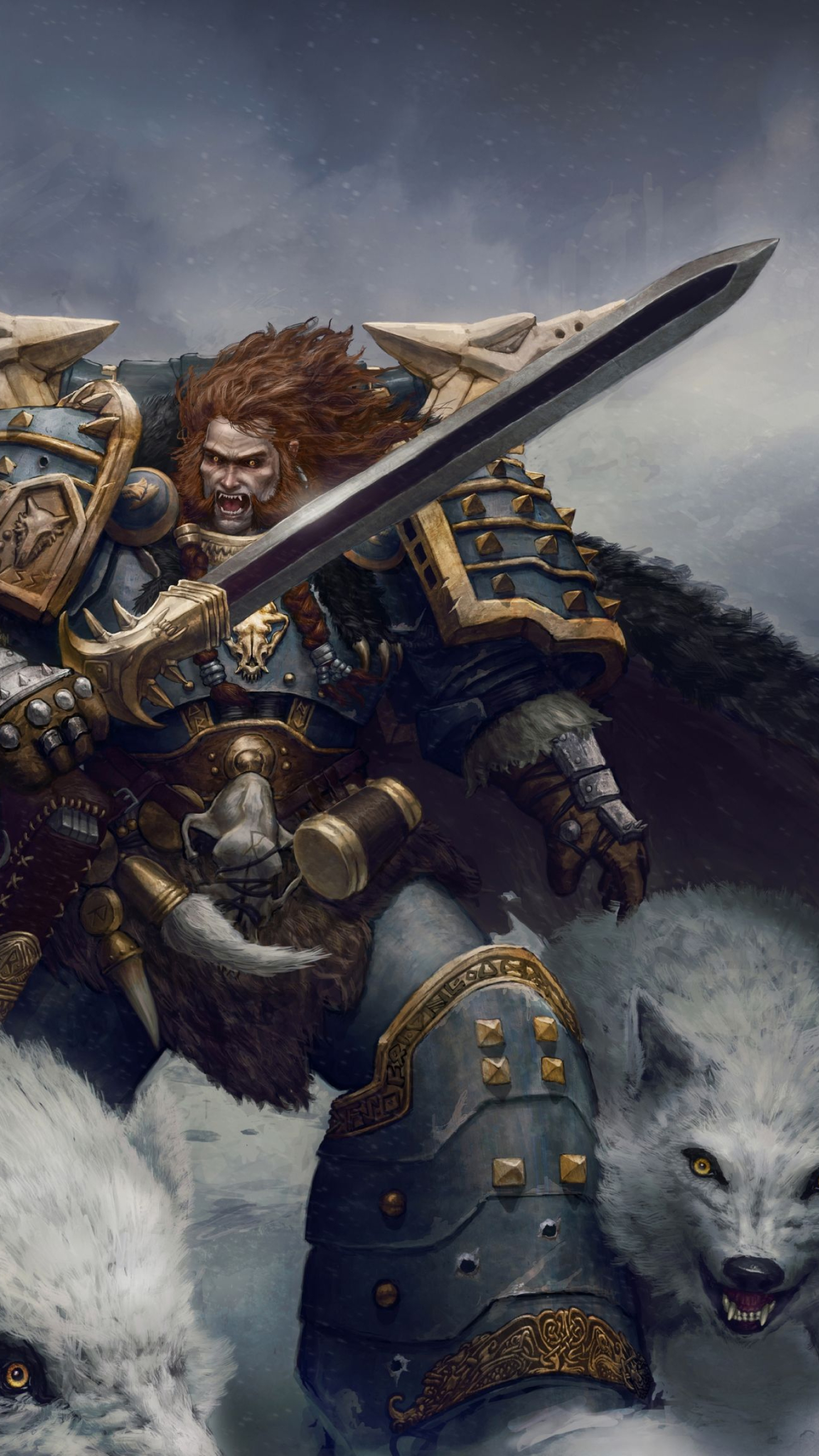 1440x2560 Space Wolves Wallpapers Top Free Space Wolves Backgrounds