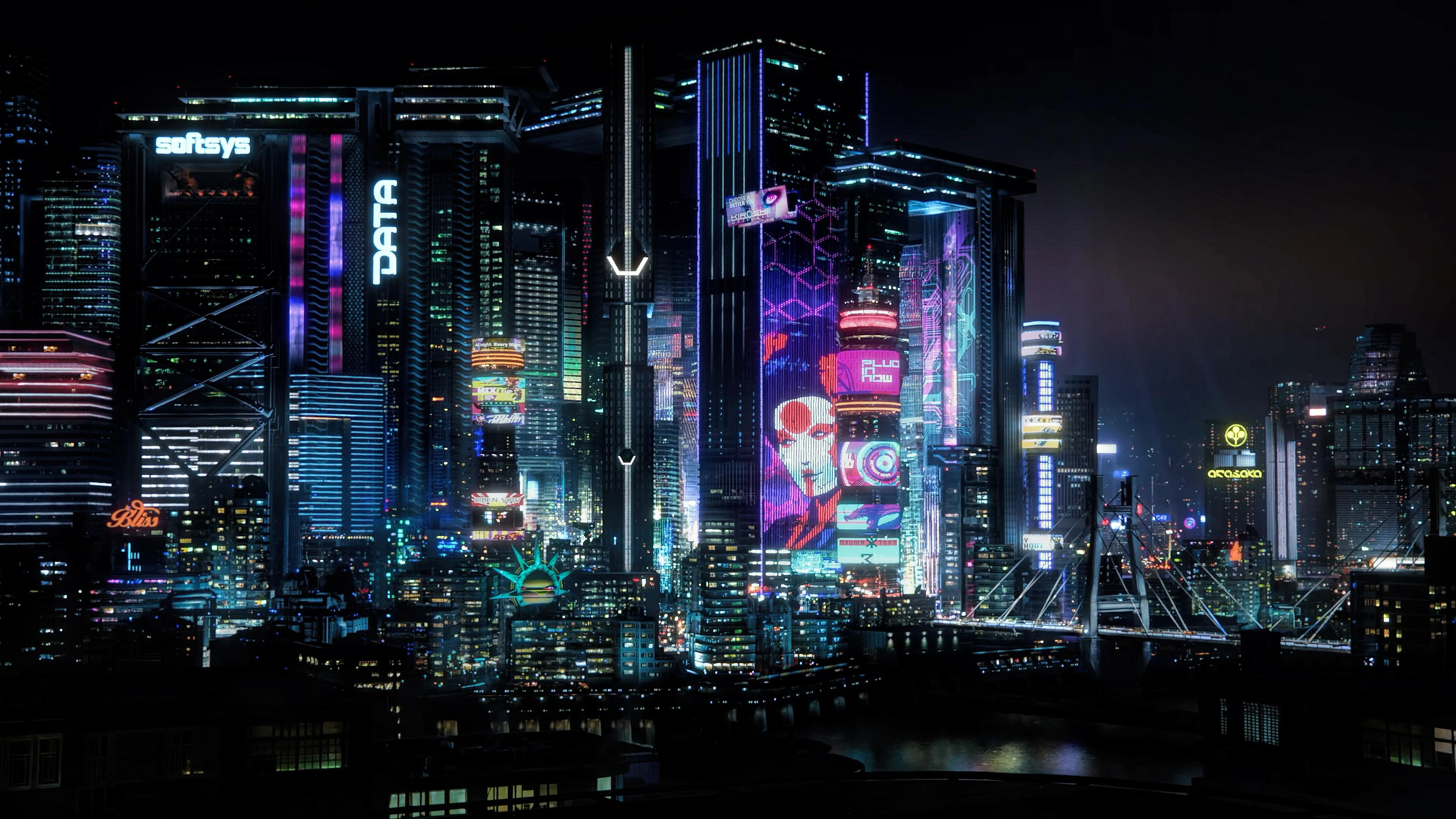 3840x2160 Cyberpunk 2077 Night City Wallpapers Top Free Cyberpunk 2077 Night City Backgrounds