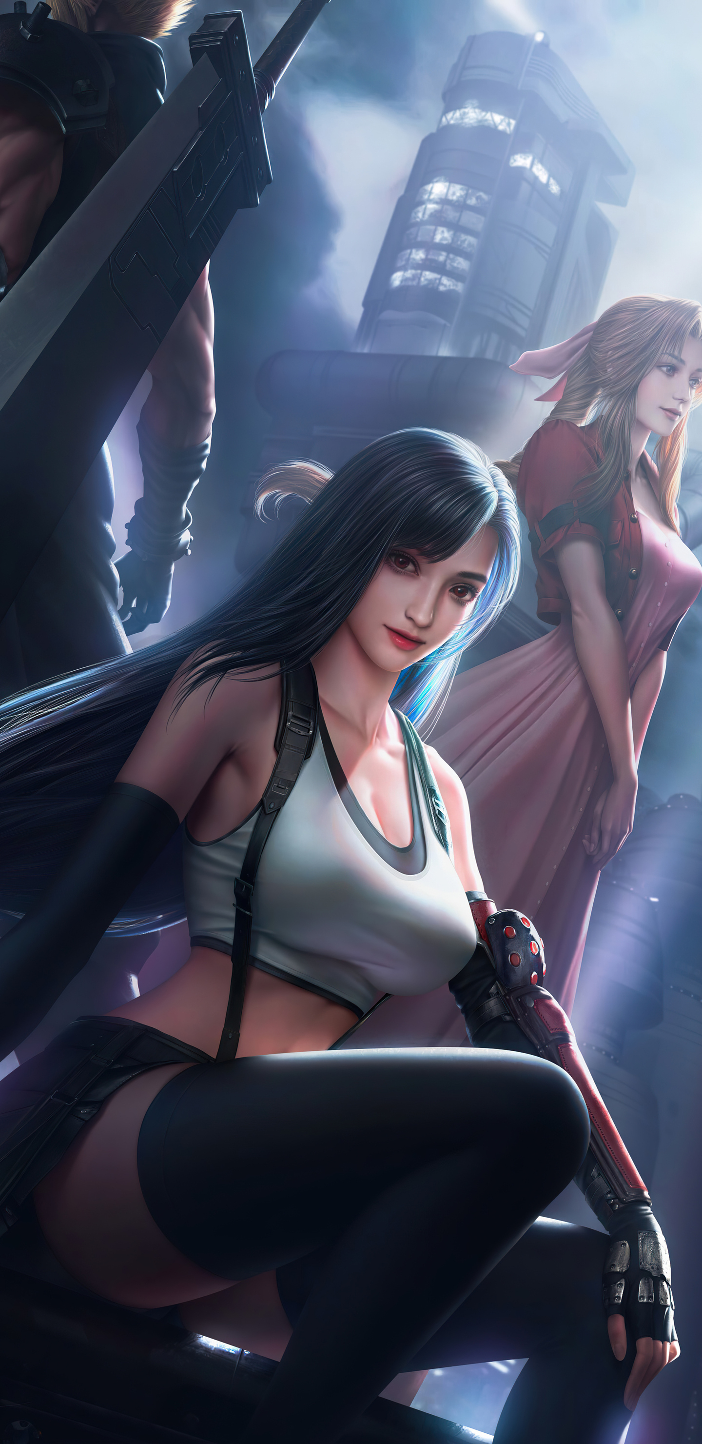 1440x2960 Tifa Lockhart In Final Fantasy VII 4k Samsung Galaxy Note 9,8, S9,S8,S8+ QHD HD 4k Wallpapers, Images, Backgrounds, Photos and Pictures
