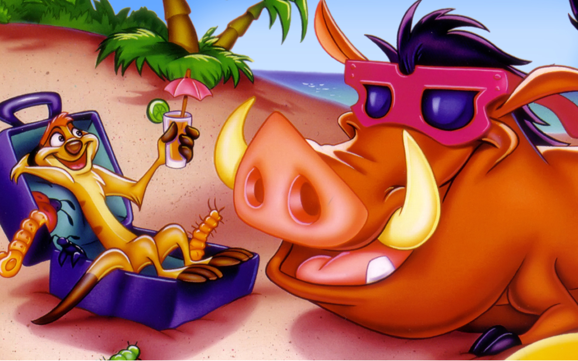 1920x1200 holiday with timon and pumbaa Clip Art Library