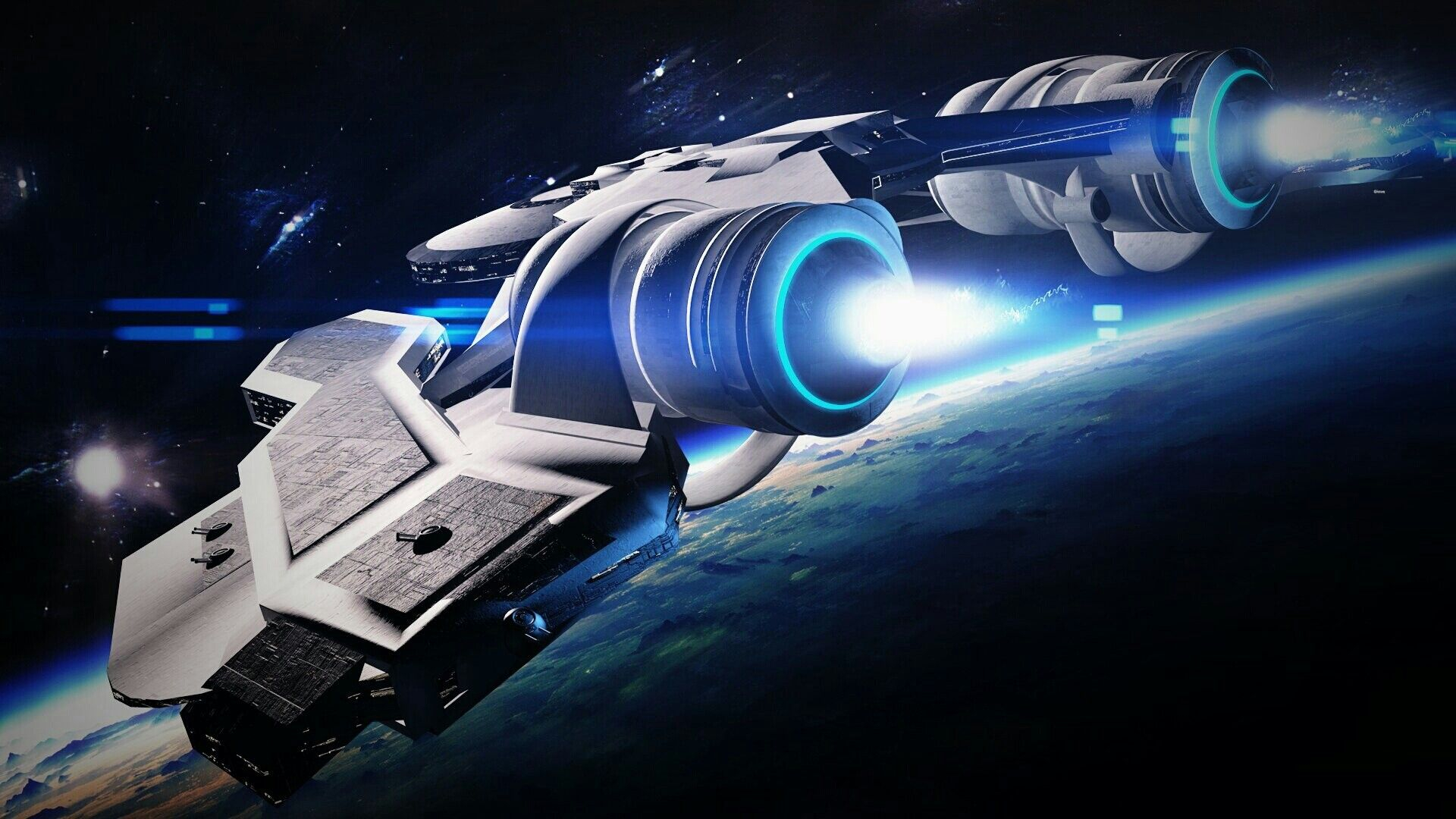 1920x1080 Amazing Spaceship Wallpaper | Space and astronomy, Other galaxies, Hd wallpaper