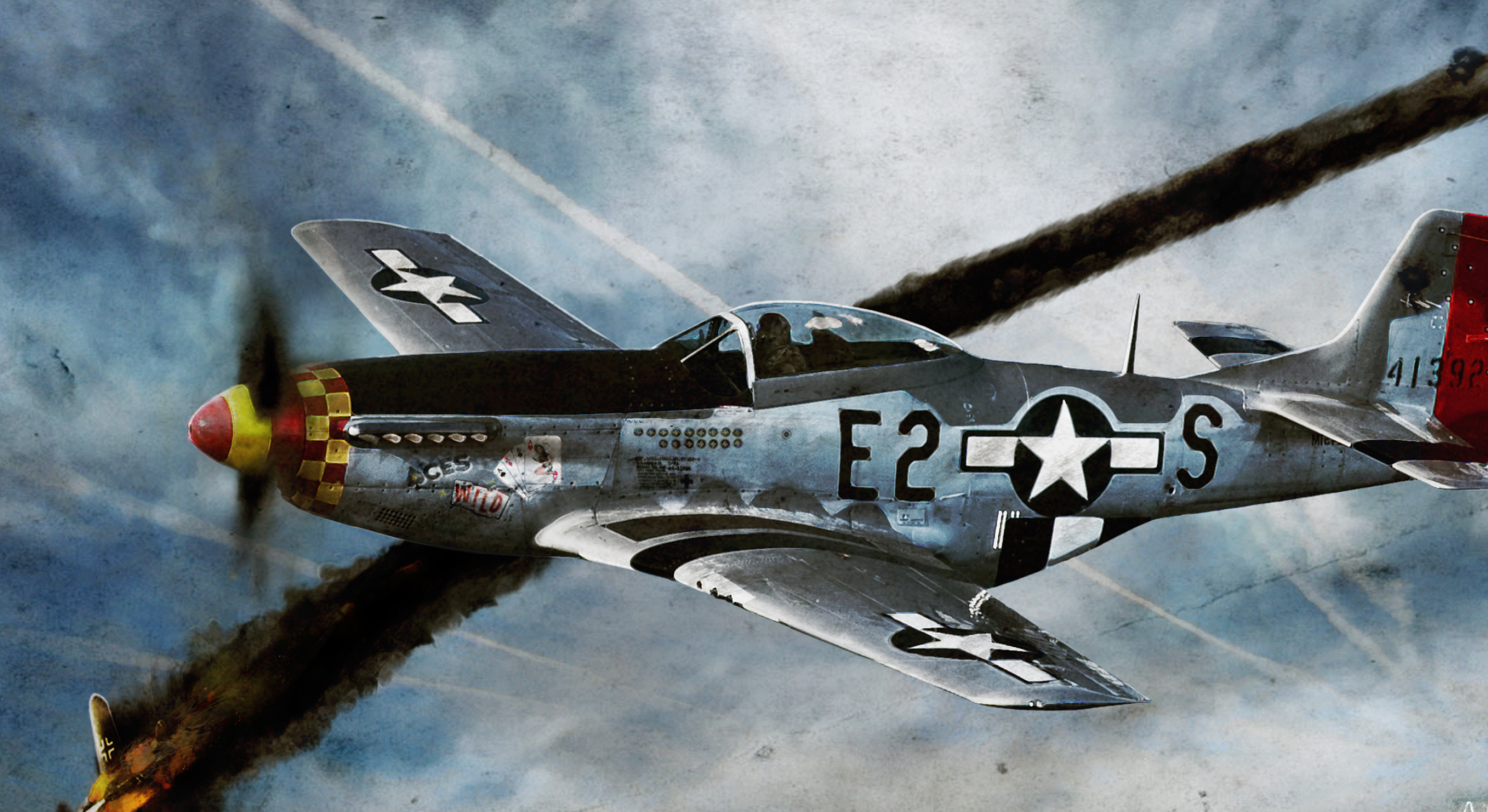 2615x1428 50+ North American P-51 Mustang HD Wallpapers and Backgrounds