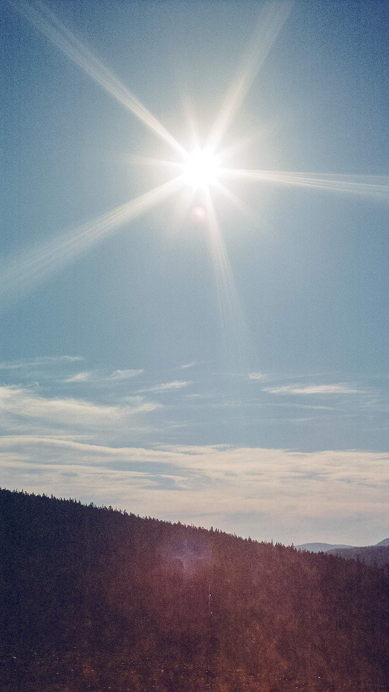 1242x2208 | iPhone X wallpaper | ms48-sunny-day-mountain-skyblue-clear-nature-flare